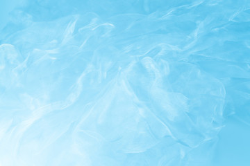 transparent fabric background in blue color