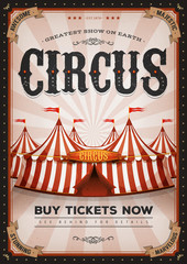 Wall Mural - Vintage Western Circus Poster