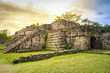 Ruins of Ek Balam ancient Mayan city in Mexico.
