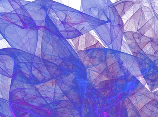 Fototapete - Abstract fractal composition generated by computer