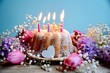 Grußkarte - Kuchen - Geburtstagskuchen