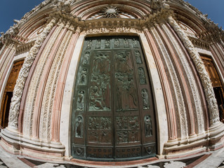 Wall Mural - Main door of Siena Cathedral, Italy