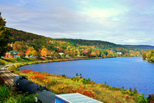 New England Autumn Landscape