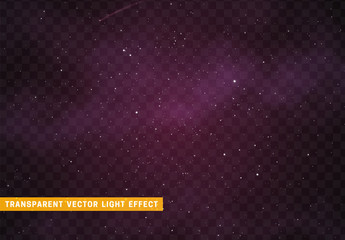 Wall Mural - space stars background. light night sky vector transparent effect.