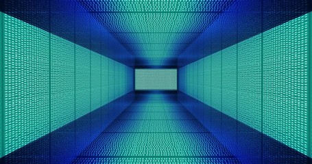 Binary code numbers - concept of searching and finding the right code, information, bug, virus, etc.