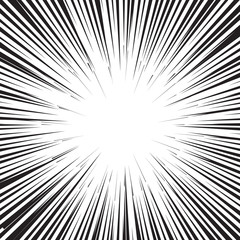 Poster - Vector comics speed concept. Warp effect. Motion vector template