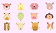 Cute icon chinese astrology