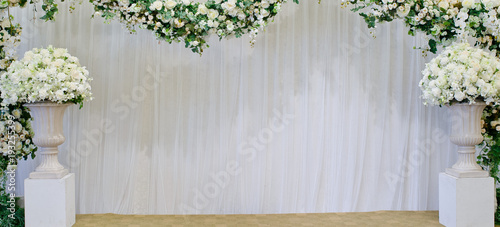 Wedding Flower Decoration Flower Backdrop Background Rose Wall