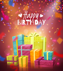 Sticker - Happy Birthday Background