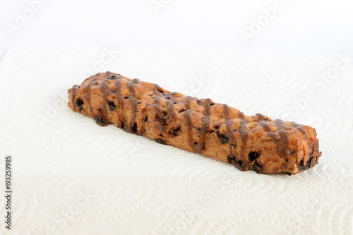 Fotografie, Obraz Mocha Stick (Sweet food) on white paper. This has clipping path.