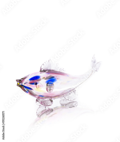 Colorful Glass Fish Vintage Home Decor Buy This Stock Photo