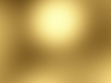 Gold Foil Background With Light Reflections
