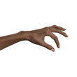 © nickitavanat - African american black hand gesture isolated on white background