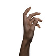 © nickitavanat - African american black hand gesture isolated on white background
