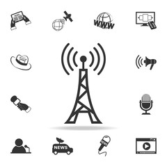 Poster - antena icon. Detailed set icons of Media element icon. Premium quality graphic design. One of the collection icons for websites, web design, mobile app