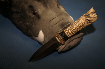 Wall Mural - hunting knife