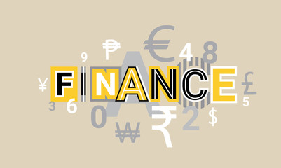 Poster - Business Finance And Banking Web Banner Abstract Template Background Vector Illustration