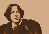 Fototapeta Londyn - Oscar Wilde - écrivain - portrait - personnage célèbre - littérature - personnage - livre - poète
