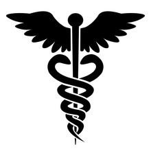 Medical Icon - Caduceus - Rod Of Hermes