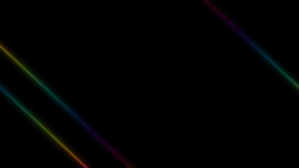 Poster - parallel diagonal stripes on a black background. colored stripes. Place for text. business background. seamless loop.