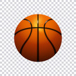 Basketball vector illustration isolated on transparent background