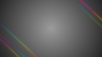 Poster - parallel blinking diagonal strips on a gray background. colored stripes. Place for text. business background. seamless loop.