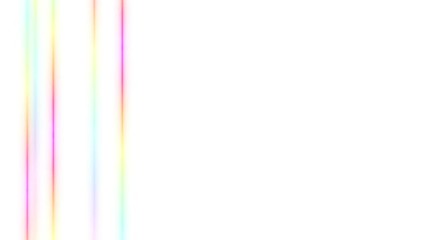 Poster - parallel blinking moving vertical stripes on a white background. colored stripes. Place for text. business background. seamless loop.