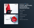 © Diamond Graphics - Set of design brochure, abstract annual report, horizontal cover layout
