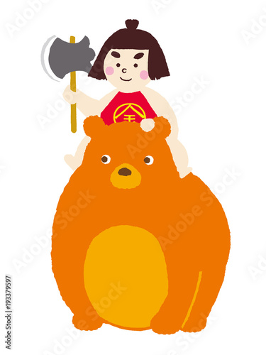 金太郎 イラスト Stock ベクター Adobe Stock