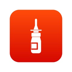 Wall Mural - Nasal drops icon digital red