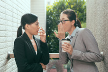 Women Talking About Office Gossip