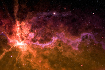 Wall Mural - high definition star field, colorful night sky space. nebula and galaxies in space. astronomy concep