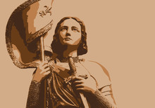 Jeanne D’Arc - Portrait - Bûcher - Personnage Historique - Femme - France - Histoire - Personnage Célèbre