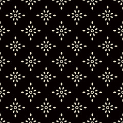 Wall Mural - Seamless background southeast Asian retro aboriginal traditional art textile pattern round cross dot flower