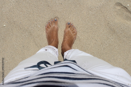 Fotomural Bretonne jusqu'au bout de pieds.