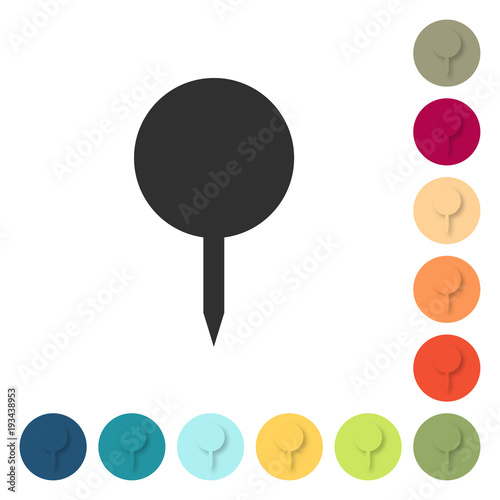 Farbige Buttons Pinnadel Buy This Stock Vector And Explore Similar Vectors At Adobe Stock Adobe Stock