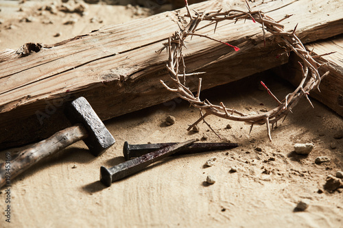 Fotomural Easter background depicting the crucifixion