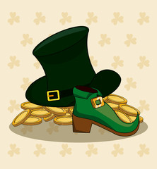 St patricks day cartoons vector illustration grapic design