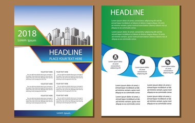 design cover book brochure flyer layout annual report business template
