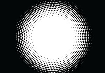 Poster - Pop art styled halftone retro background with comic dots