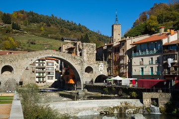 Wall Mural - Camprodon in Pyrenees