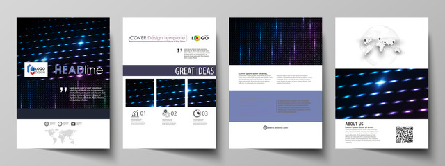 Poster - business templates for brochure, magazine, flyer, booklet. cover template, layout in a4 format. abst