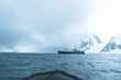 Expedition Vessel in the Polar Landscape - Antarctica