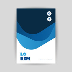 Wall Mural - Modern Style Flyer or Cover Design for Your Business - Applicable for Reports, Presentations, Placards, Posters - Creative EPS10 Vector Template