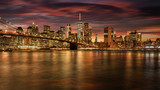 Fototapeta Miasta - new york sunset