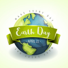happy earth day banner