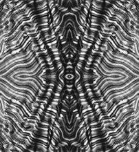 Op Art Abstract Psychedelic Black And White Background