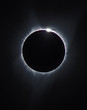 Baily's beads, solar prominences, and the corona during a total solar eclipse, August 21, 2017