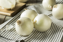 Raw Organic White Onions