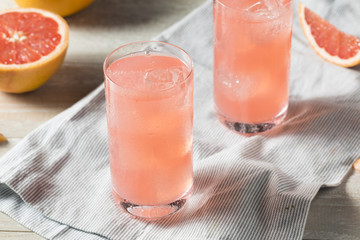 Healthy Fresh Grapefruit Flavored Sparkling Water